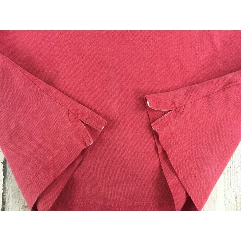 Banana Republic Performance Pique Polo Shirt Light Red Pink Mens M